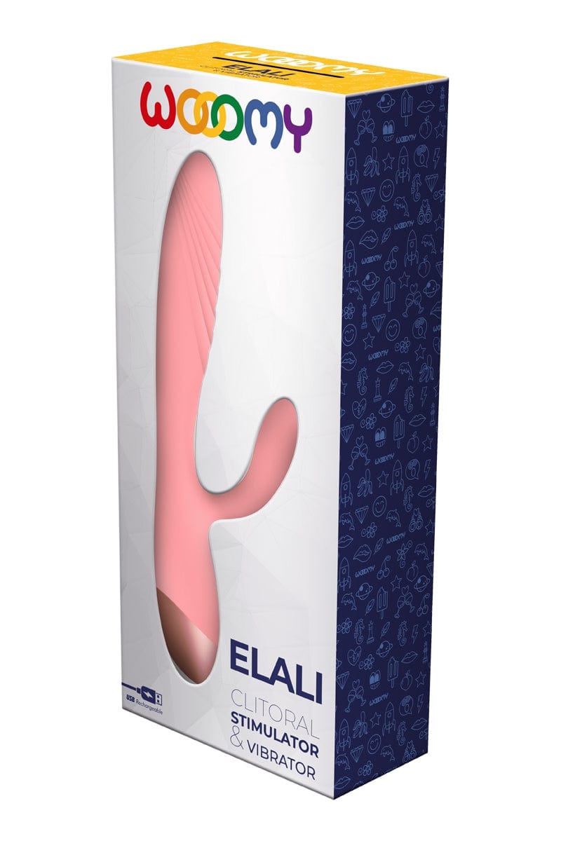 Vibromasseur Rabbit rechargeable en silicone premium Elali - Wooomy