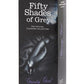 Vibromasseur Rabbit rechargeable noir stimulation point G - Fifty Shades of Grey