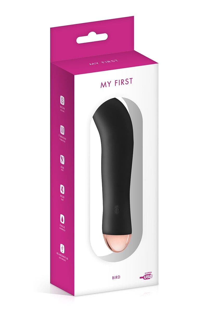 Vibromasseur rechargeable Bird noir - My First