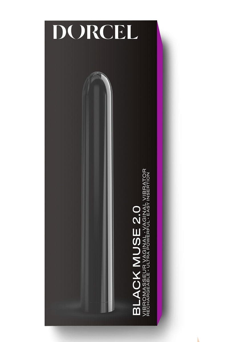 Vibromasseur rechargeable double stimulation Black Muse 2.0 - Dorcel