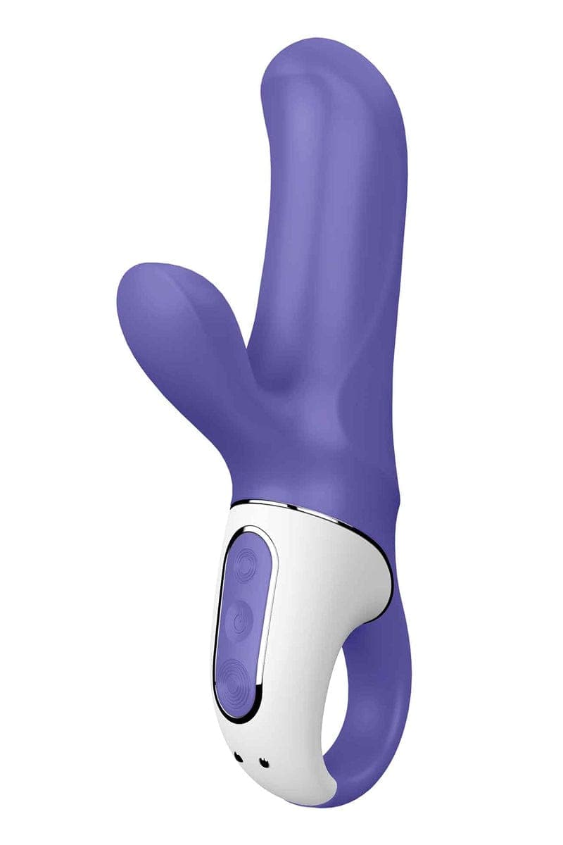 Vibromasseur vaginal et clitoridien étanche Magic Bunny 17,8cm - Satisfyer