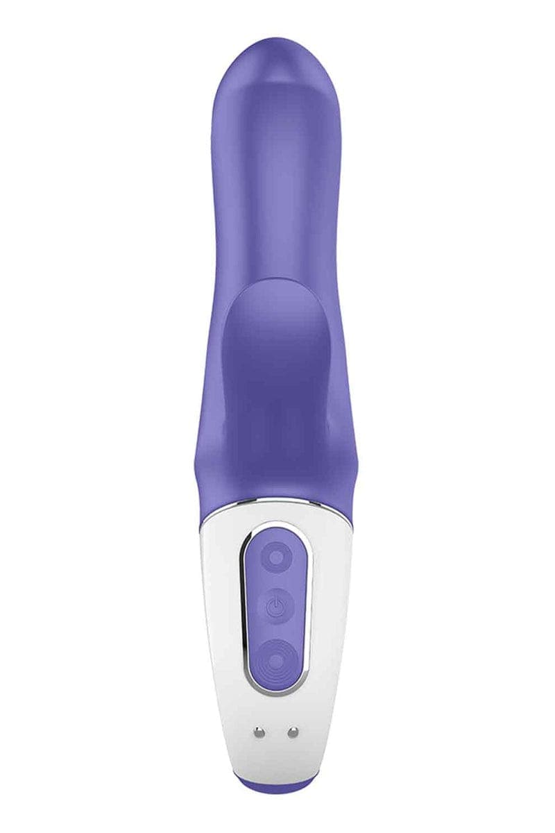 Vibromasseur vaginal et clitoridien étanche Magic Bunny 17,8cm - Satisfyer