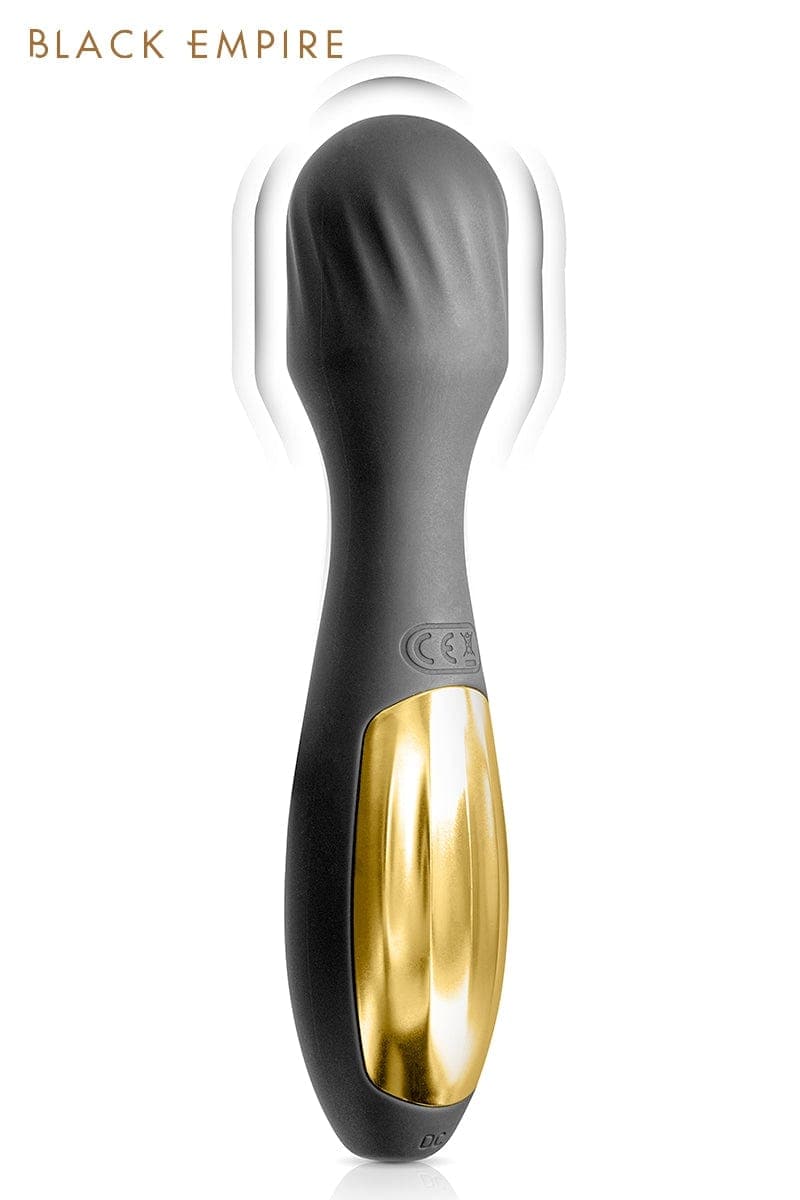 Vibromasseur wand pour clitoris en silicone soft touch My Sultana 17.5cm - Black Empire